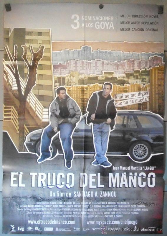 Cine: EL TRUCO DEL MANCO, CARTEL DE CINE ORIGINAL 70x100 APROX (11314)