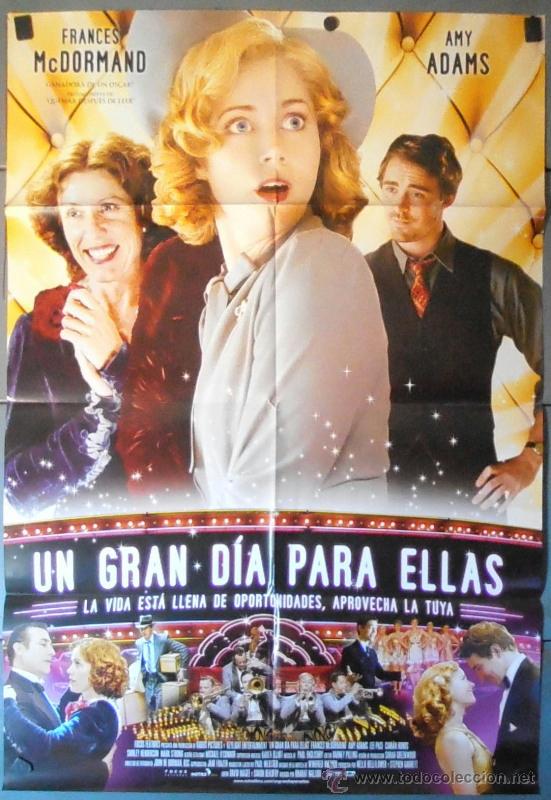 Cine: UN GRAN D&Iacute;A PARA ELLAS, CARTEL DE CINE ORIGINAL 70x100 APROX (11362)