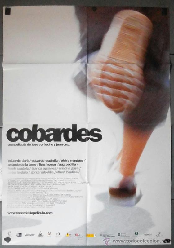 Cinema: COBARDES, CARTEL DE CINE ORIGINAL 70x100 APROX (11389)