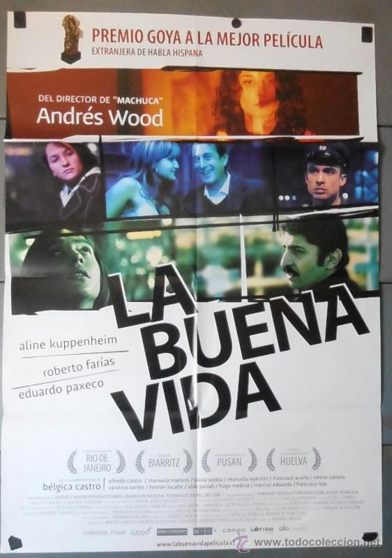 Cine: LA BUENA VIDA, CARTEL DE CINE ORIGINAL 70x100 APROX (11483)