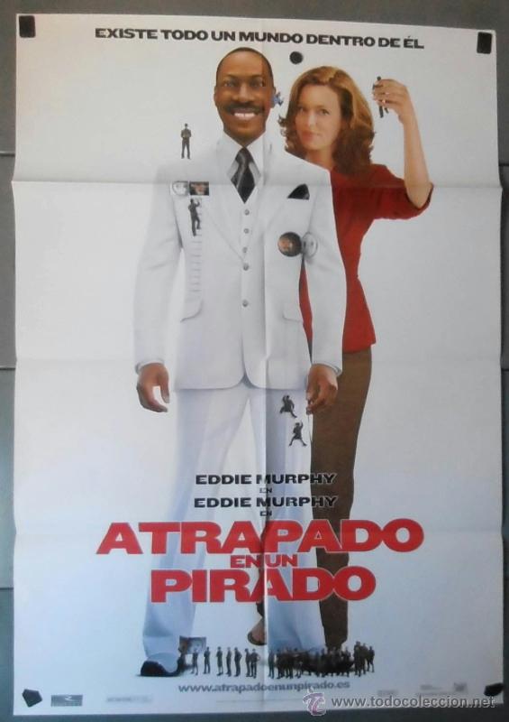 Cine: ATRAPADO EN UN PIRADO, CARTEL DE CINE ORIGINAL 70x100 APROX (11500)