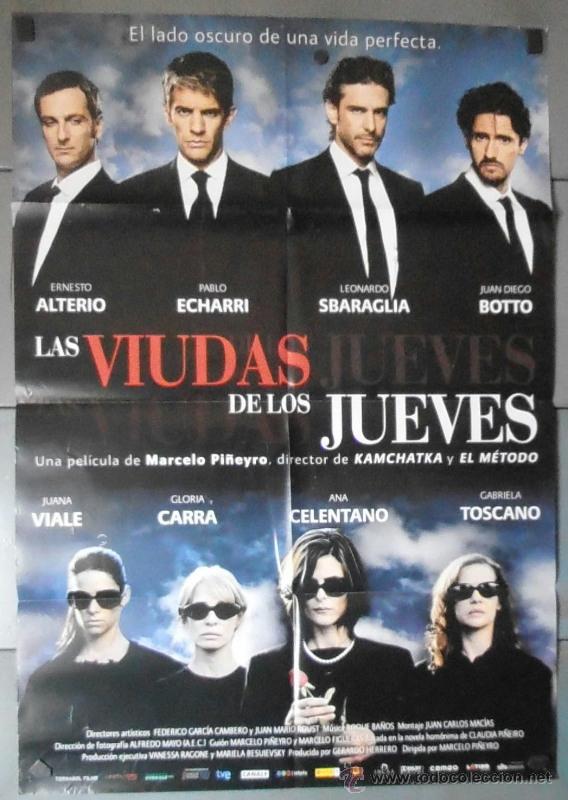 Cine: LAS VIUDAS DE LOS JUEVES, CARTEL DE CINE ORIGINAL 70x100 APROX (11538)