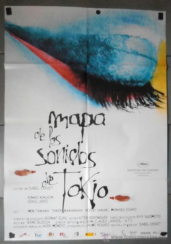 Cinema: MAPA DE LOS SONIDOS DE TOKYO, CARTEL DE CINE ORIGINAL 70x100 APROX (11542)