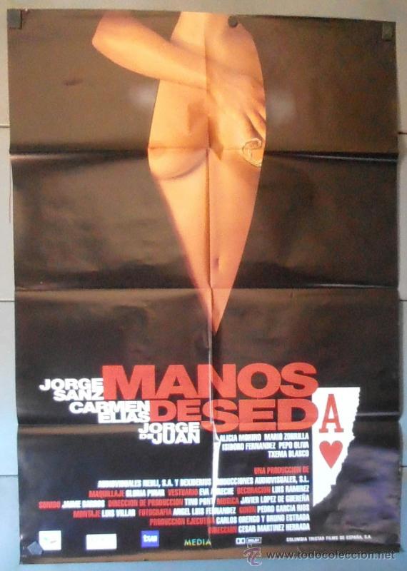 Cine: MANOS DE SEDA, CARTEL DE CINE ORIGINAL 70x100 APROX (11671)