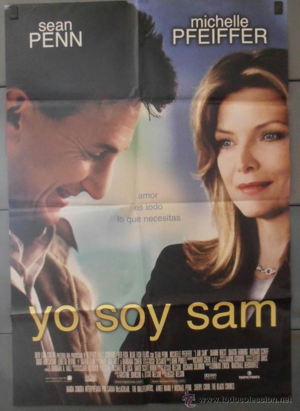 Cine: YO SOY SAM,CARTEL DE CINE ORIGINAL 70x100 cm CON ALGUN DEFECTO A 1&euro;,VER FOTO (3000)