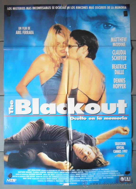 Cinema: THE BLACKOUT,CARTEL DE CINE ORIGINAL 70x100 cm CON ALGUN DEFECTO A 1&euro;,VER FOTO (3583)