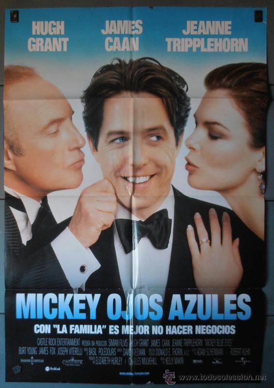 Cine: MICKEY OJOS AZULES,CARTEL DE CINE ORIGINAL 70x100 cm CON ALGUN DEFECTO A 1&euro;,VER FOTO (5100)
