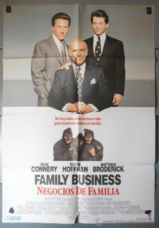 Cine: FAMILY BUSINESS,CARTEL DE CINE ORIGINAL 70x100 cm CON ALGUN DEFECTO A 1&euro;,VER FOTO (5669)