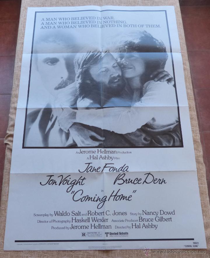 Kino: Coming Home P&oacute;ster original de la pel&iacute;cula, Original, Doblado, a&ntilde;o 1978, Jane Fonda, Hecho en U.S.A.