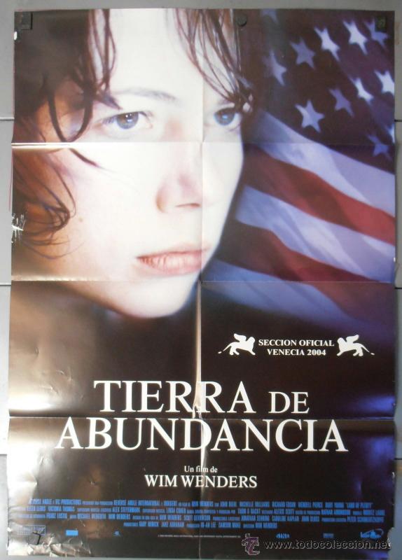 Cinema: TIERRA DE ABUNDANCIA,CARTEL DE CINE ORIGINAL 70x100 cm CON ALGUN DEFECTO A 1&euro;,VER FOTO (10037)