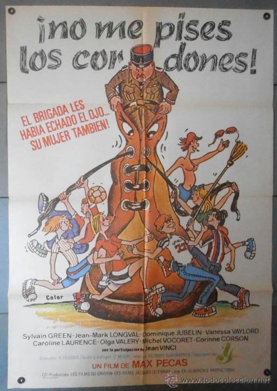 Cinema: (11816)&iexcl;NO ME PISES LOS CORDONES!, CARTEL DE CINE ORIGINAL 70x100 APROX,CONSERVACION:VER FOTO