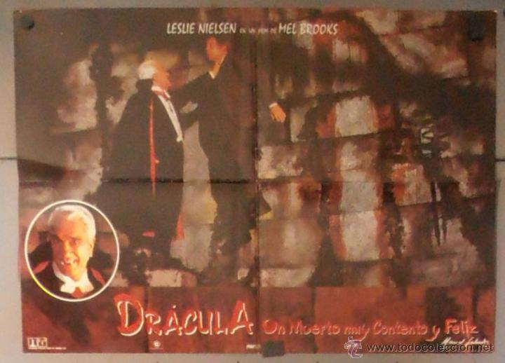 Cinema: (11899)DR&Aacute;CULA, UN MUERTO MUY CONTENTO Y FELIZ, CARTEL DE CINE ORIGINAL 70x35 APROX,CONSERVACION:VE