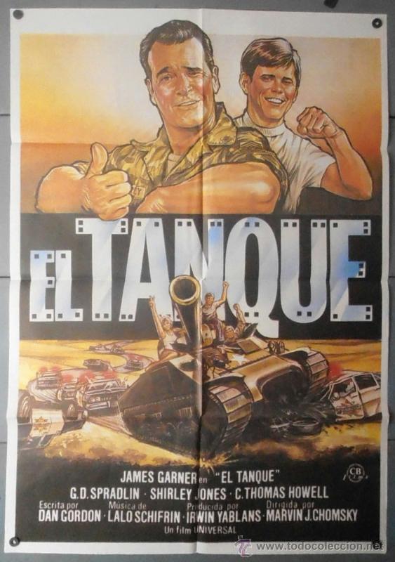 Cinema: (11925)EL TANQUE, CARTEL DE CINE ORIGINAL 70x100 APROX,CONSERVACION:VER FOTO