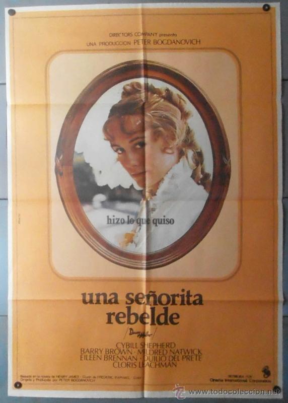 Cinema: (12080)UNA SE&Ntilde;ORITA REBELDE, CARTEL DE CINE ORIGINAL 70x100 APROX,CONSERVACION:VER FOTO