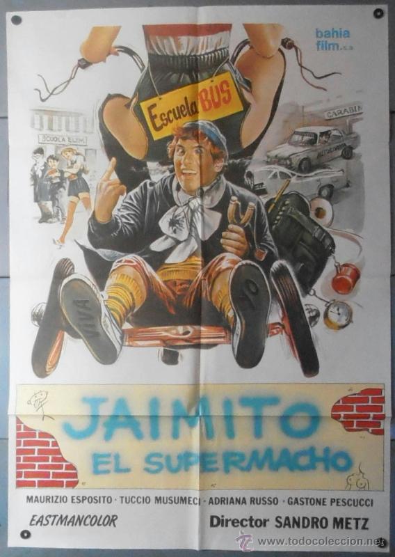 Cinema: (12089)JAIMITO EL SUPERMACHO, CARTEL DE CINE ORIGINAL 70x100 APROX,CONSERVACION:VER FOTO