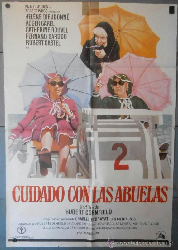Cinema: (12129)CUIDADO CON LAS ABUELAS 2, CARTEL DE CINE ORIGINAL 70x100 APROX,CONSERVACION:VER FOTO