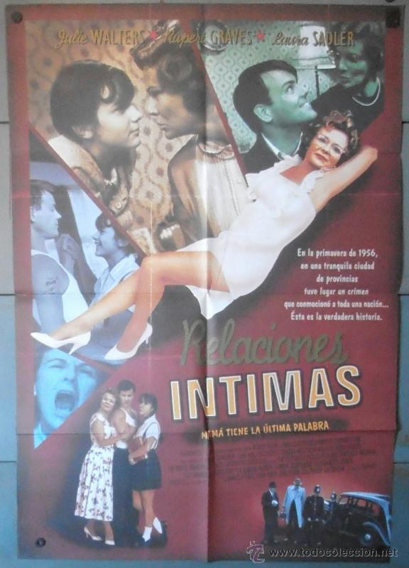 Cinema: (12175)RELACIONES &Iacute;NTIMAS, CARTEL DE CINE ORIGINAL 70x100 APROX,CONSERVACION:VER FOTO