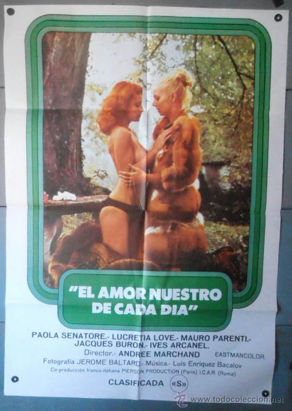 Cinema: (12198)EL AMOR NUESTRO DE CADA D&Iacute;A, CARTEL DE CINE ORIGINAL 70x100 APROX,CONSERVACION:VER FOTO
