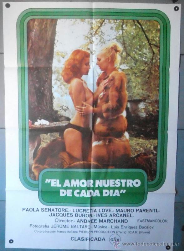Cinema: (12199)EL AMOR NUESTRO DE CADA D&Iacute;A, CARTEL DE CINE ORIGINAL 70x100 APROX,CONSERVACION:VER FOTO