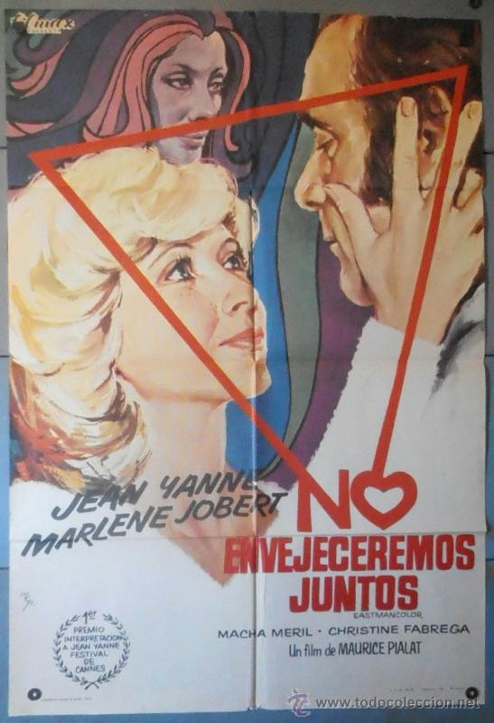 Cinema: (12261)NO ENVEJECEREMOS JUNTOS, CARTEL DE CINE ORIGINAL 70x100 APROX,CONSERVACION:VER FOTO