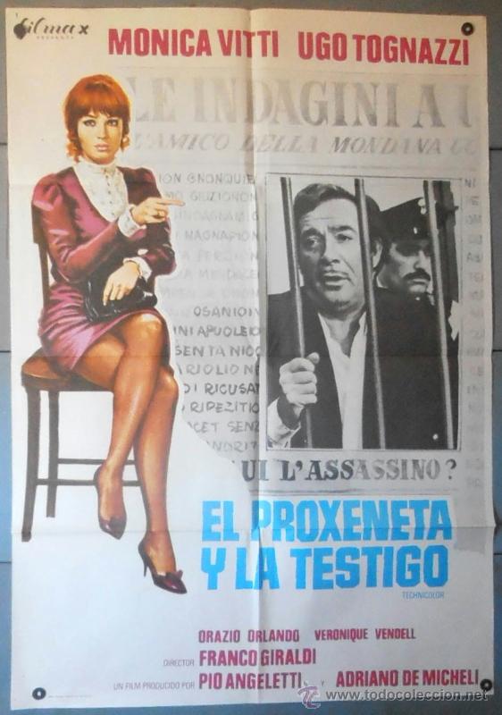 Cinema: (12264)EL PROXENETA Y LA TESTIGO, CARTEL DE CINE ORIGINAL 70x100 APROX,CONSERVACION:VER FOTO