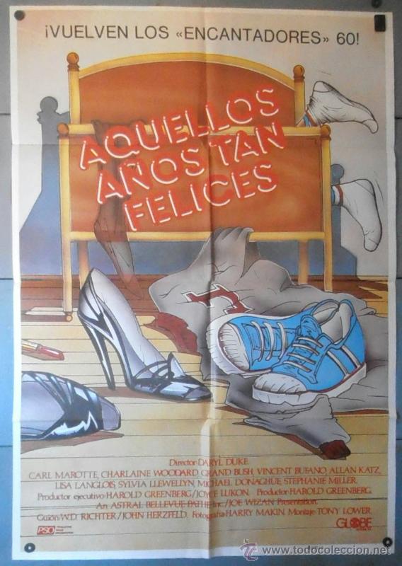 Cinema: (12279)AQUELLOS A&Ntilde;OS TAN FELICES, CARTEL DE CINE ORIGINAL 70x100 APROX,CONSERVACION:VER FOTO