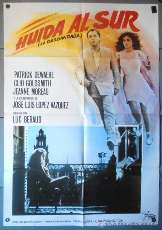 Cinema: (12290)HU&Iacute;DA AL SUR, CARTEL DE CINE ORIGINAL 70x100 APROX,CONSERVACION:VER FOTO