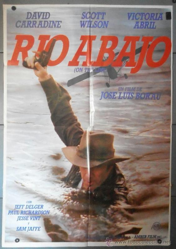 Cinema: (12379)R&Iacute;O ABAJO (ON THE LINE), CARTEL DE CINE ORIGINAL 70x100 APROX,CONSERVACION:VER FOTO