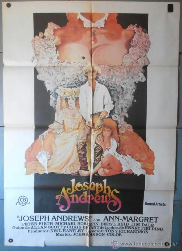 Cinema: (12447)JOSEPH ANDREWS, CARTEL DE CINE ORIGINAL 70x100 APROX,CONSERVACION:VER FOTO