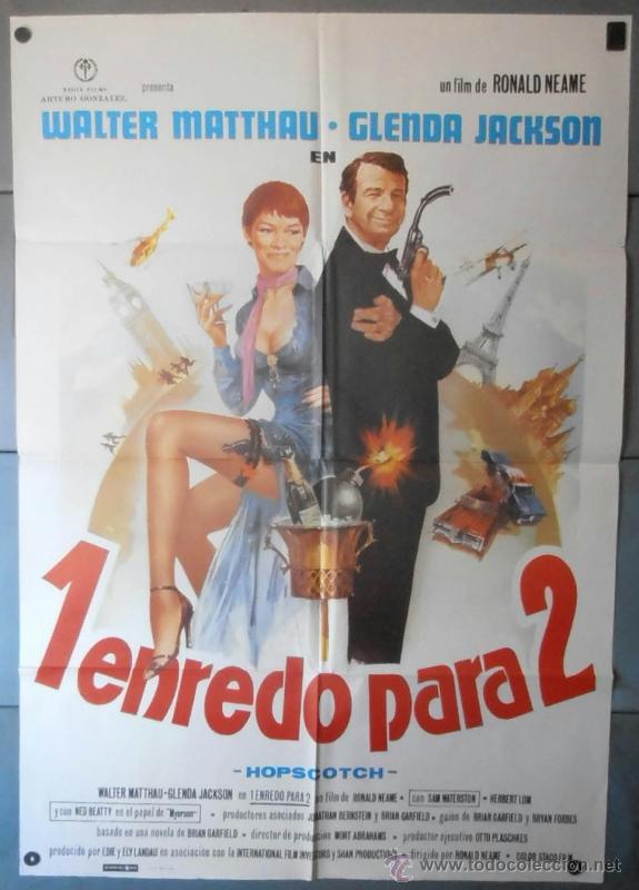 Cinema: (12454)1  ENREDO PARA 2, CARTEL DE CINE ORIGINAL 70x100 APROX,CONSERVACION:VER FOTO