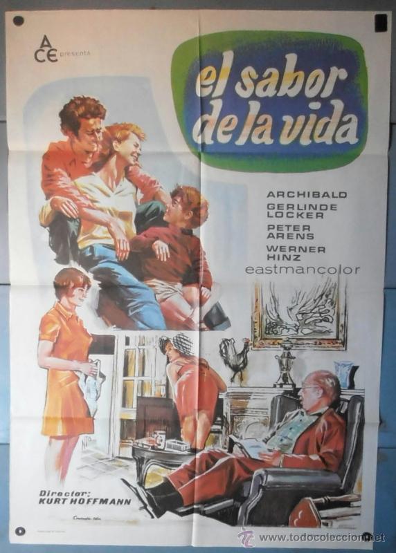 Cinema: (12513)EL SABOR DE LA VIDA, CARTEL DE CINE ORIGINAL 70x100 APROX,CONSERVACION:VER FOTO