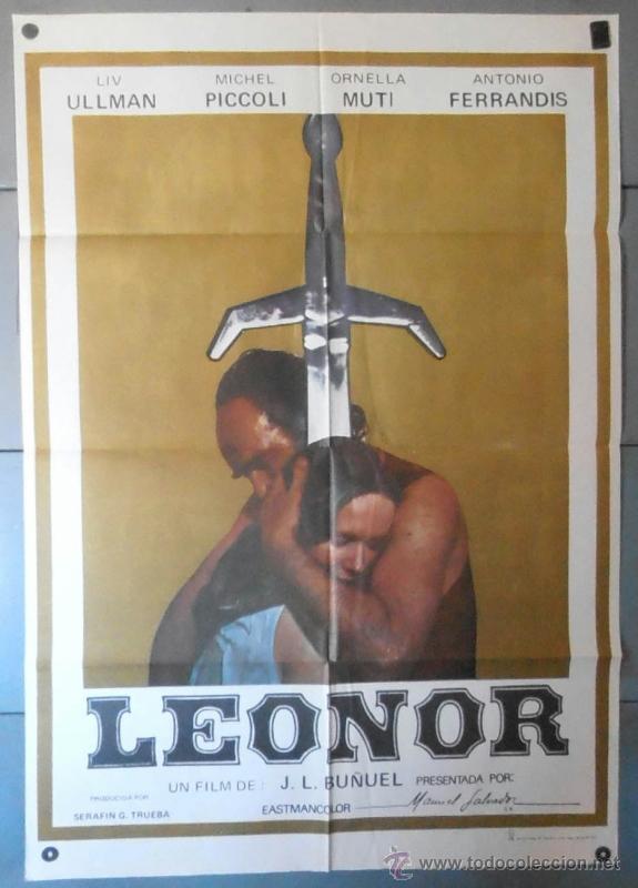 Cinema: (12607)LEONOR, CARTEL DE CINE ORIGINAL 70x100 APROX,CONSERVACION:VER FOTO