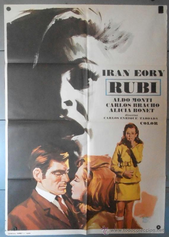 Cinema: (12634)RUB&Iacute;, CARTEL DE CINE ORIGINAL 70x100 APROX,CONSERVACION:VER FOTO