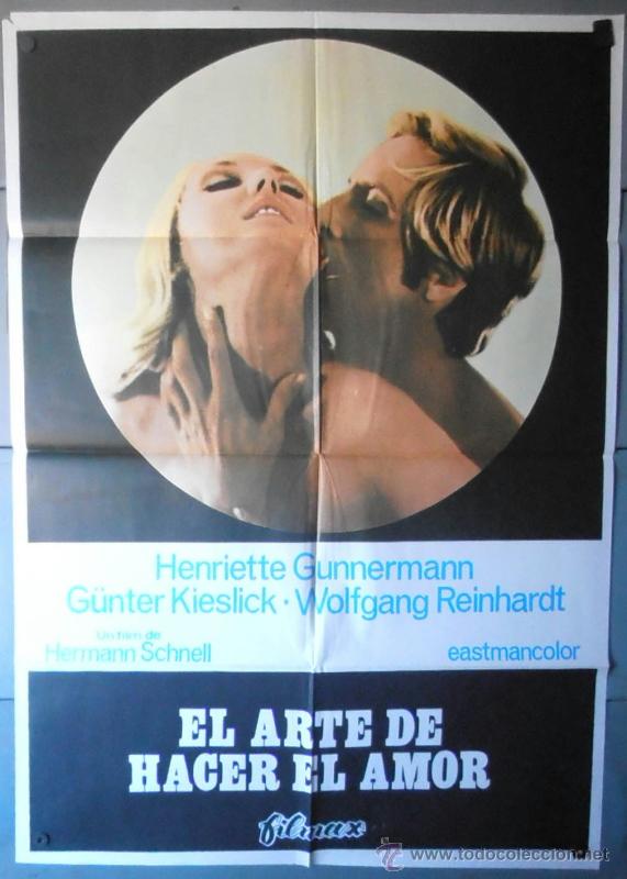 Cinema: (12832)EL ARTE DE HACER EL AMOR, CARTEL DE CINE ORIGINAL 70x100 APROX,CONSERVACION:VER FOTO