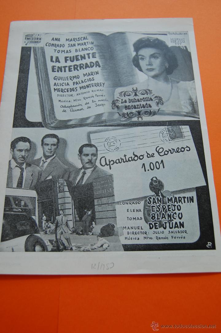 Cinema: A&Ntilde;O 1950 - LA FUENTE ENTERRADA - ANA MARISCAL CONRADO SAN MARTIN - EMISORA FILMS