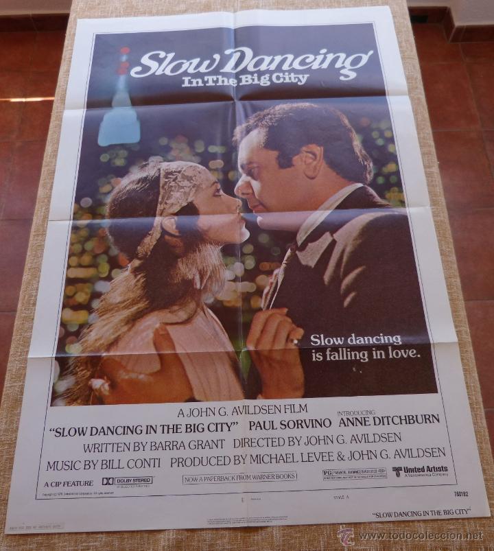 Kino: Slow Dancing in the Big City P&oacute;ster original de la pel&iacute;cula, Doblado, Original, Estilo A, 1978, USA