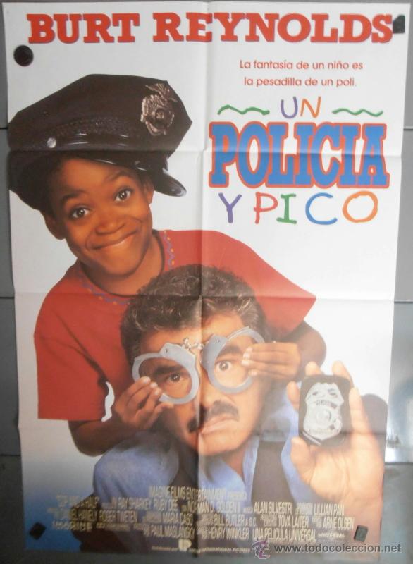 Cin&eacute;ma: UN POLICIA Y PICO,BURT REYNOLS CARTEL DE CINE ORIGINAL 70x100 APROX (1841)