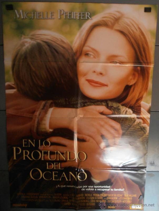 Cinema: EN LO PROFUNDO DEL OCEANO,MICHELLE PFEIFFER CARTEL DE CINE ORIGINAL 70x100 APROX (2221)
