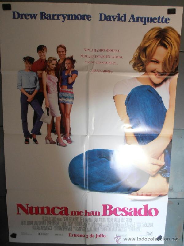 Cin&eacute;ma: NUNCA ME HAN BESADO, CARTEL DE CINE ORIGINAL 70x100 APROX (2246)