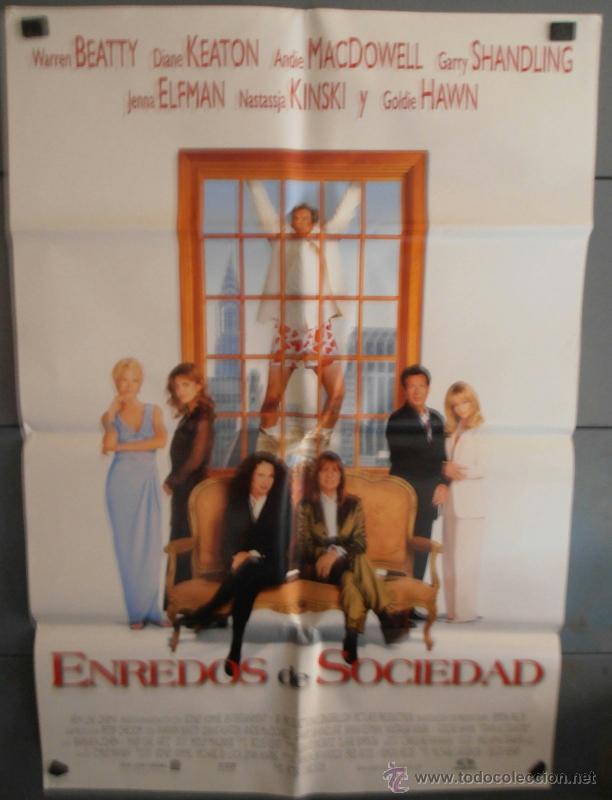 Cin&eacute;ma: ENREDOS DE SOCIEDAD, CARTEL DE CINE ORIGINAL 70x100 APROX (2343)