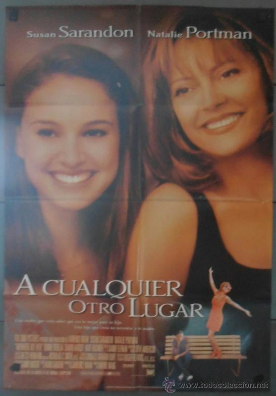 Cin&eacute;ma: A CUALQUIER OTRO LUGAR,SUSAN SARANDON CARTEL DE CINE ORIGINAL 70x100 APROX (2649)