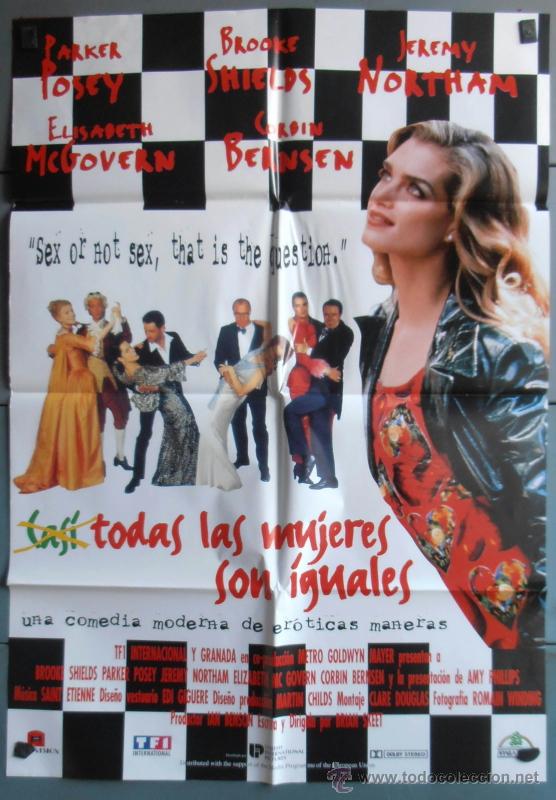 Cin&eacute;ma: CASI TODAS LAS MUJERES SON IGUALES, CARTEL DE CINE ORIGINAL 70x100 APROX (2943)