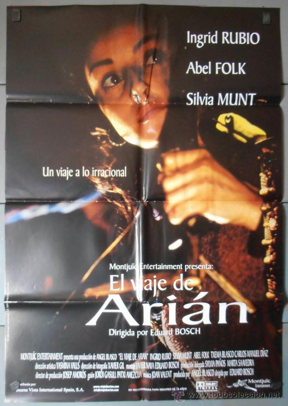 Cinema: EL VIAJE DE ARIAN, CARTEL DE CINE ORIGINAL 70x100 APROX (3607)