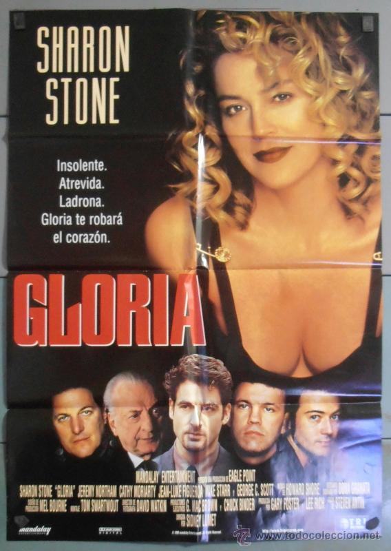 Cin&eacute;ma: GLORIA,SHARON STONE CARTEL DE CINE ORIGINAL 70x100 APROX (3659)