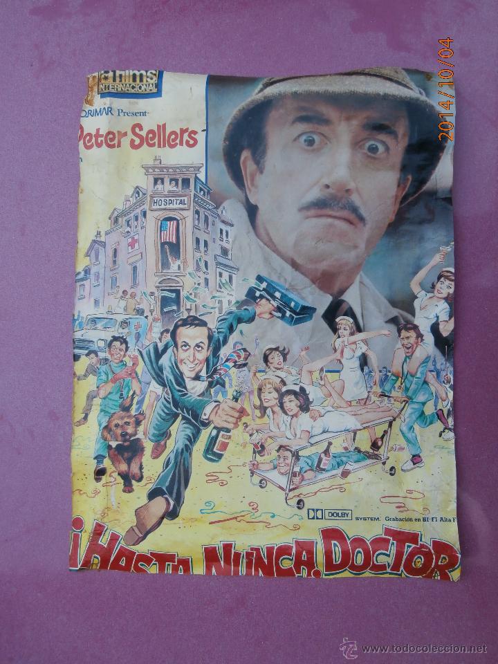 Cine: cartel original pelicula Hasta siempre doctor