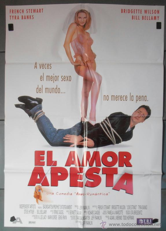 Cin&eacute;ma: EL AMOR APESTA, CARTEL DE CINE ORIGINAL 70x100 APROX (3973)