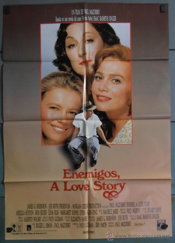 Cin&eacute;ma: ENEMIGOS, A LOVE STORY, CARTEL DE CINE ORIGINAL 70x100 APROX (4296)