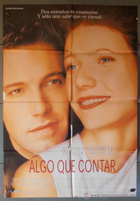 Cin&eacute;ma: ALGO QUE CONTAR, CARTEL DE CINE ORIGINAL 70x100 APROX (4990)