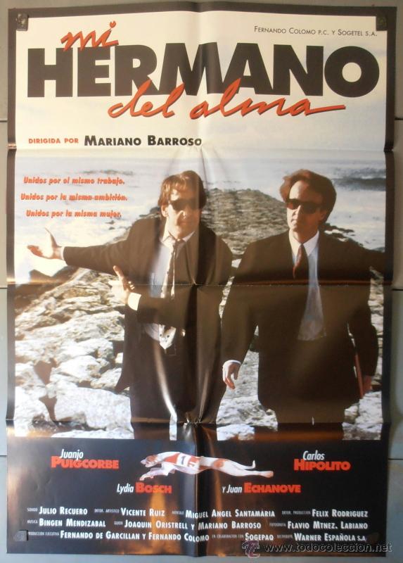 Cinema: MI HERMANO DEL ALMA, CARTEL DE CINE ORIGINAL 70x100 APROX (5086)