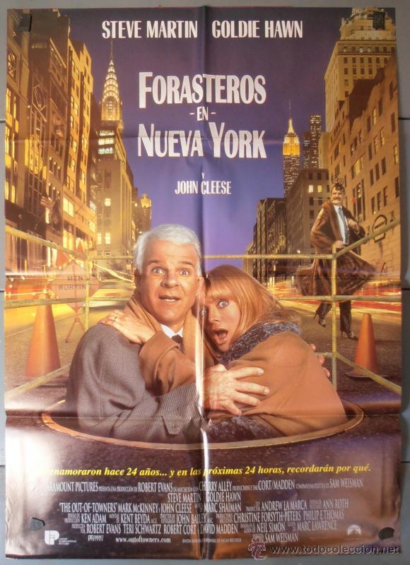 Cinema: FORASTEROS EN NUEVA YORK, CARTEL DE CINE ORIGINAL 70x100 APROX (5284)